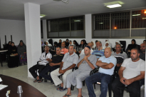 بالصور: لجنة الحج والعمرة تنظم الدرس الأول لحجاج بيت الله الحرام في دار القرآن الكريم